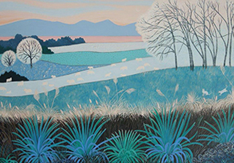 sunrise - frost and pearl art